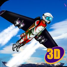 Skydiving Flying Air Race 3D