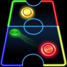Взломанная Glow Air Hockey на Андроид - Взлом все открыто