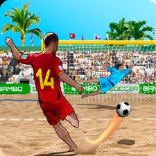 Взломанная Shoot Цель Пляжный футбол на Андроид - Взлом много денег