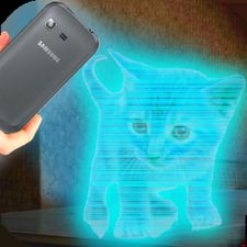 Взломанная Коты 3D Голограмма Симулятор на Андроид - Взлом на деньги