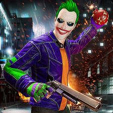 Взломанная City Gangster Clown Attack 3D на Андроид - Взлом все открыто