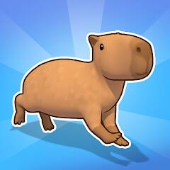 Взломанная Capybara Rush на Андроид - Взлом много денег