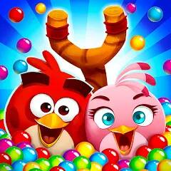 Взломанная Angry Birds POP Bubble Shooter на Андроид - Взлом много денег