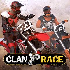 Взломанная Clan Race: PVP Motocross races на Андроид - Взлом много денег