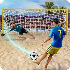 Взломанная Shoot Цель Пляжный футбол на Андроид - Взлом на деньги
