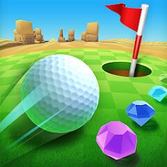 Взломанная Mini Golf King - игра по сети на Андроид - Взлом все открыто
