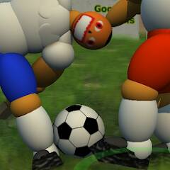 Взломанная Goofball Goals Soccer Game 3D на Андроид - Взлом все открыто
