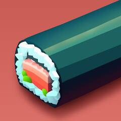 Взломанная Sushi Roll 3D - Готовь Суши на Андроид - Взлом много денег