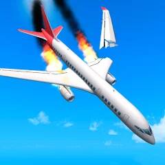 Взломанная Plane Crash: Flight Simulator на Андроид - Взлом на деньги
