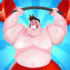 Взломанная Idle Gym Life: Street Fighter на Андроид - Взлом много денег
