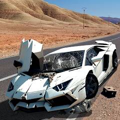 Взломанная Driving Simulator: Car Crash на Андроид - Взлом все открыто