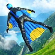  Base Jump Wing Suit Flying   -   