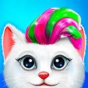  My Kitty Salon Makeover Games   -   