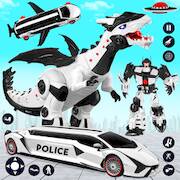  Limo Car Dino Robot Car Game   -   