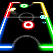 Взломанная Glow Hockey на Андроид - Взлом все открыто