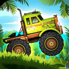 Взломанная Jungle Monster Truck For Kids на Андроид - Взлом на деньги