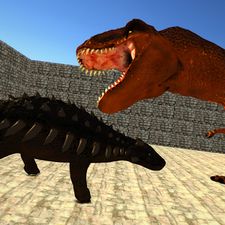 Взломанная Dino Anky vs T-Rex  Colloseum на Андроид - Взлом все открыто