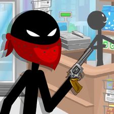 Взломанная Stickman Robbery Shop на Андроид - Взлом на деньги