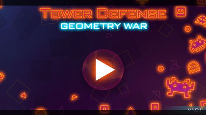 Взломанная Tower Defense: Geometry War на Андроид - Взлом на деньги