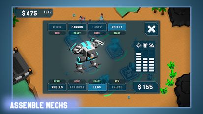 Взломанная MechCom - 3D RTS на Андроид - Взлом на деньги