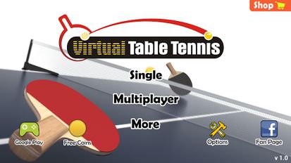 Взломанная Virtual Table Tennis на Андроид - Взлом все открыто