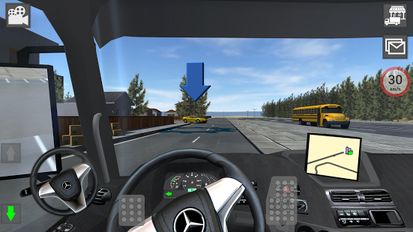 Взломанная GBD Mercedes Truck Simulator на Андроид - Взлом много денег