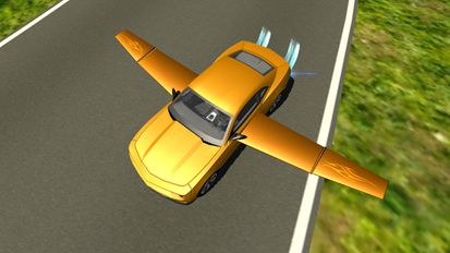 Взломанная Flying Muscle Car Simulator 3D на Андроид - Взлом много денег