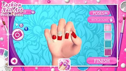 Взломанная Игры модный дизайн ногтей 3D на Андроид - Взлом много денег