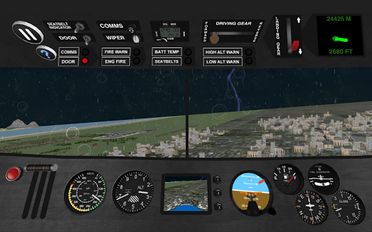 Взломанная Airplane Pilot Sim на Андроид - Взлом все открыто