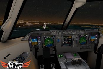 Взломанная Flight Simulator Night NY Free на Андроид - Взлом все открыто