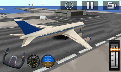 Взломанная Airplane Pilot Simulator на Андроид - Взлом все открыто