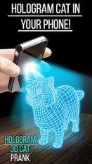 Взломанная Голограмма 3D Кот Шалость на Андроид - Взлом много денег