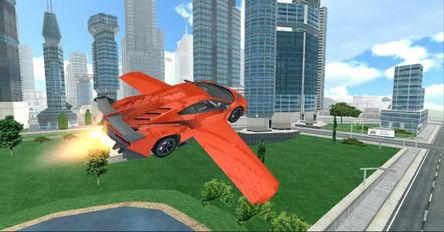 Взломанная Flying Car Racing 3D на Андроид - Взлом все открыто