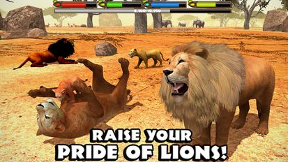 Взломанная Ultimate Lion Simulator на Андроид - Взлом много денег
