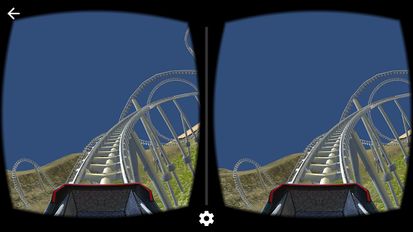 Взломанная Cardboard VR 3D Roller Coaster на Андроид - Взлом все открыто