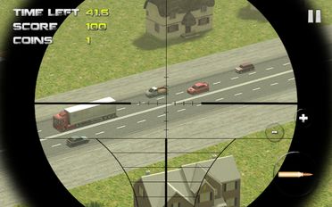 Взломанная Sniper: Traffic Hunter на Андроид - Взлом много денег
