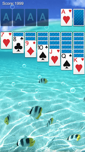 Взломанная пасьянс: океан голубой на Андроид - Взлом много денег