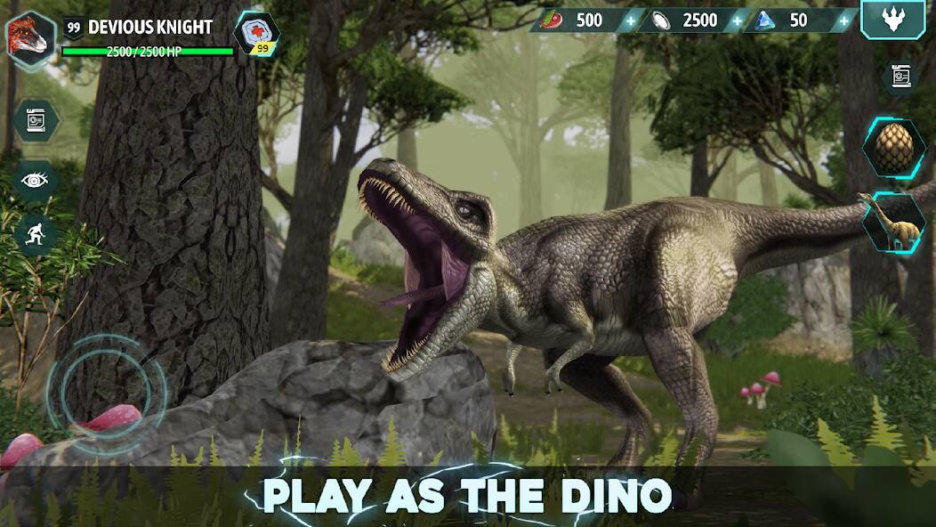 Взломанная Dino Tamers - Jurassic MMO на Андроид - Взлом все открыто