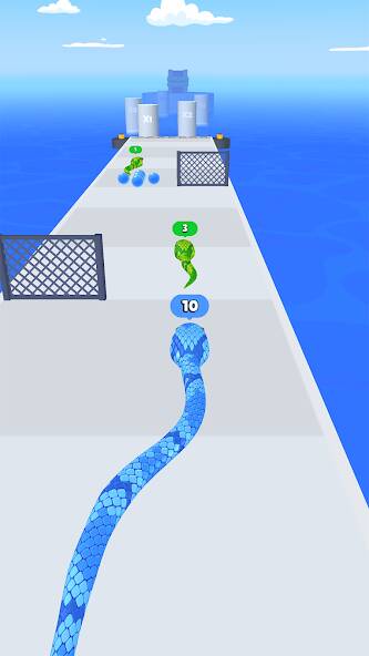 Взломанная Snake Run Race: Змейка-бегалка на Андроид - Взлом много денег