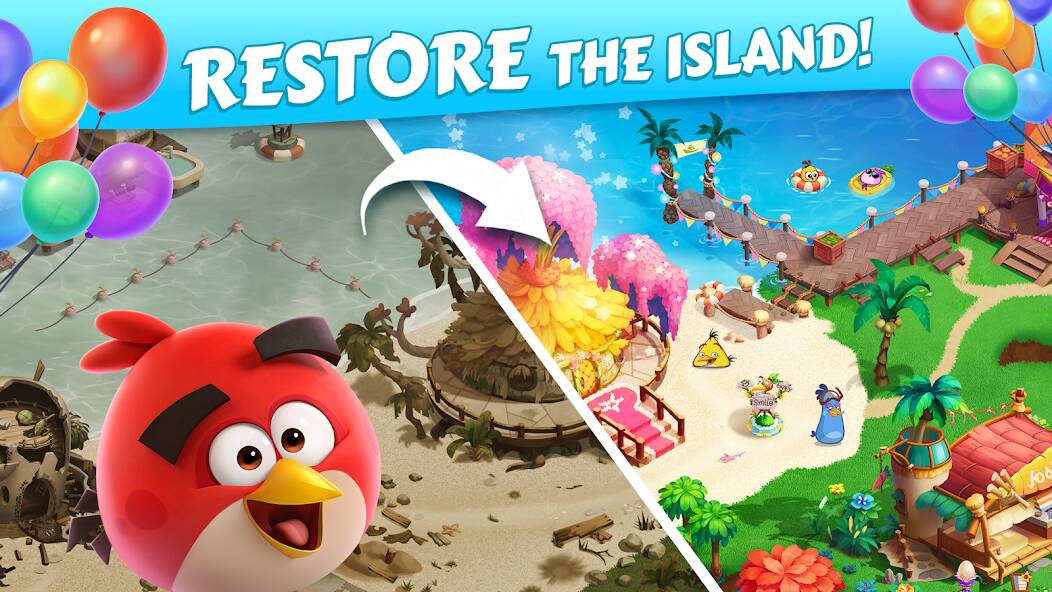 Взломанная Angry Birds Island на Андроид - Взлом много денег