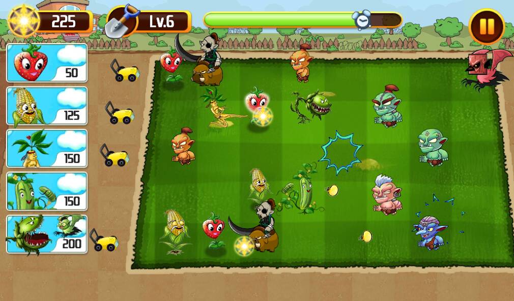Взломанная Plants vs Goblins 4 на Андроид - Взлом на деньги