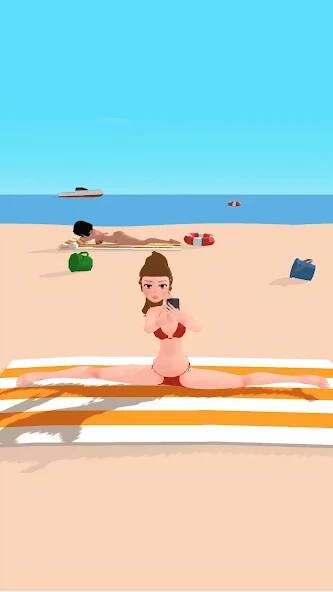 Взломанная Flirt Master 3D на Андроид - Взлом на деньги