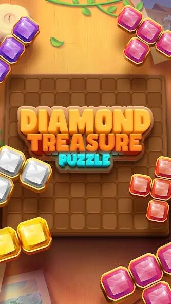 Взломанная Diamond Treasure Puzzle на Андроид - Взлом много денег