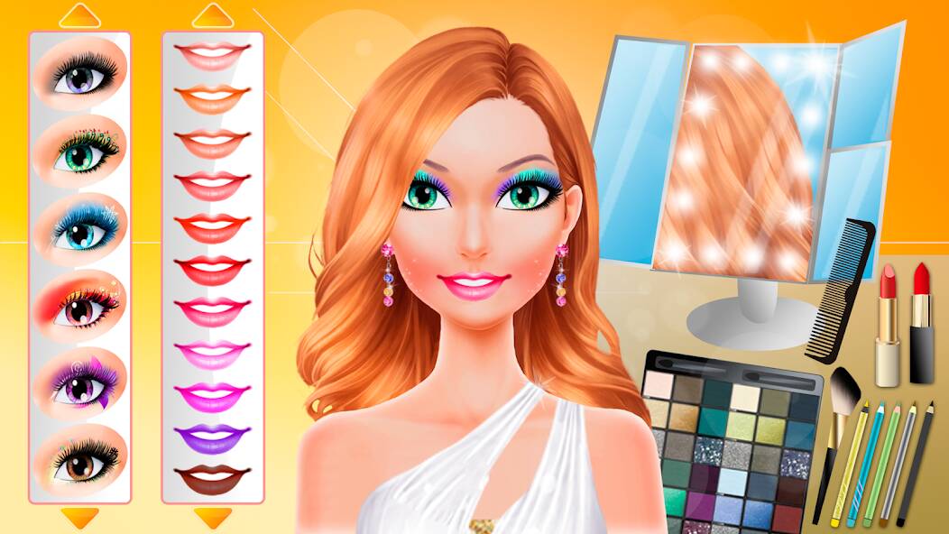 Взломанная игры для девочек, макияж мода на Андроид - Взлом на деньги