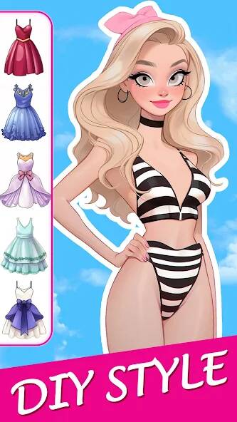 Взломанная Doll Makeover: dress up games на Андроид - Взлом на деньги