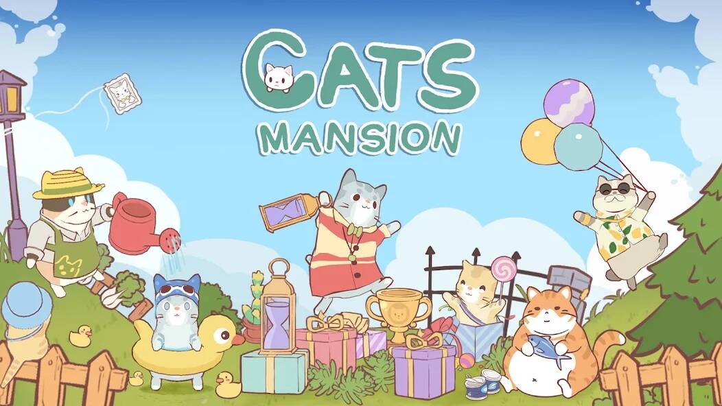 Взломанная Cats Mansion: Cat Games на Андроид - Взлом все открыто