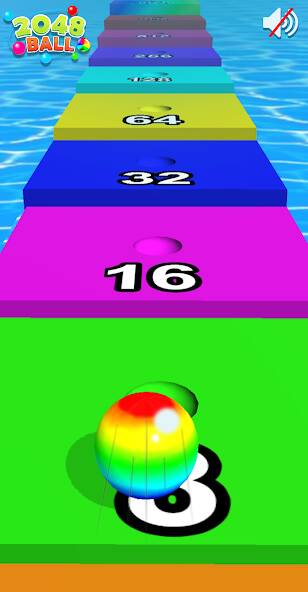 Взломанная игра шарик: Ball Run 2048 на Андроид - Взлом все открыто