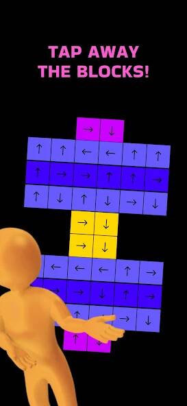Взломанная Unpuzzle: Tap Away Puzzle Game на Андроид - Взлом на деньги