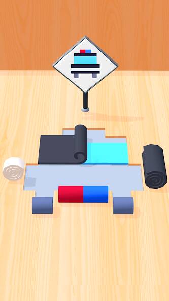 Взломанная Color Roll 3D на Андроид - Взлом на деньги