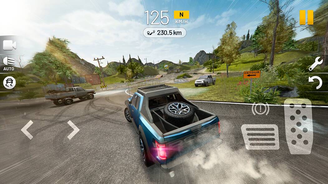 Взломанная Extreme Car Driving Simulator на Андроид - Взлом много денег